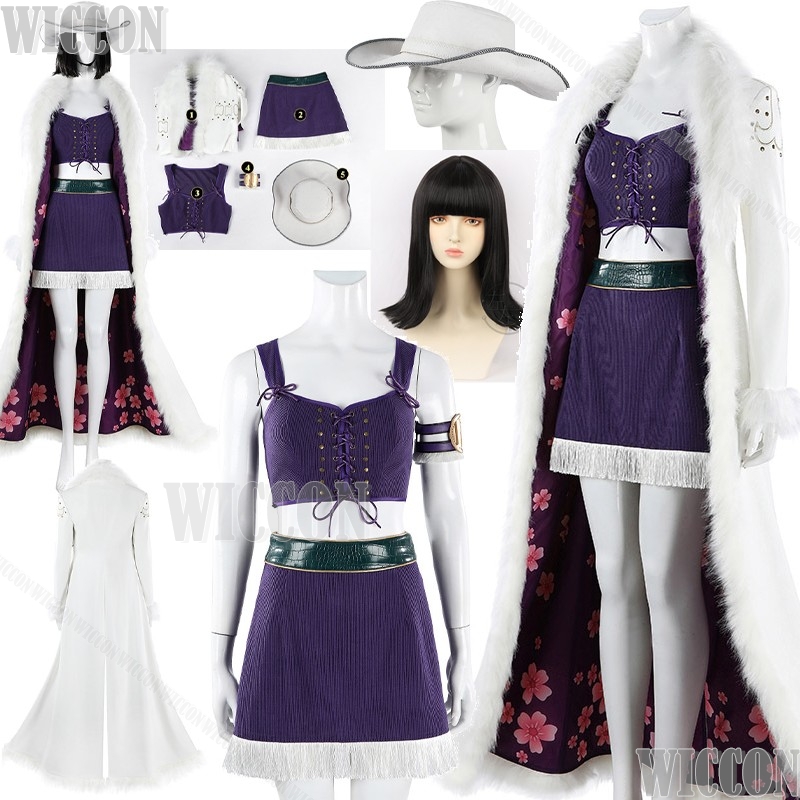 Cosplay Anime Black Hair - Costume de cosplay Nico du film