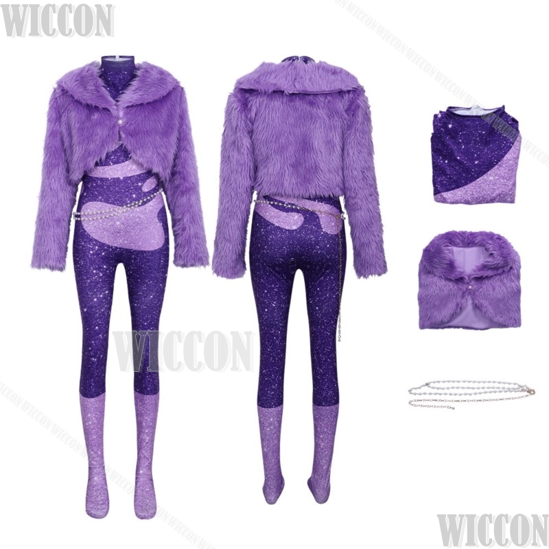 Anime Cosplay Dance - Costume de danse violet Furry Zoon