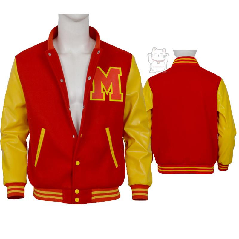Anime Cosplay Dance - Veste de baseball rétro Michael Jackson,