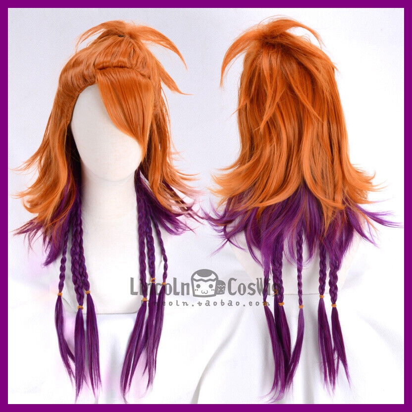 Cosplay Anime Black Hair - Perruque complète de cosplay Anime Black