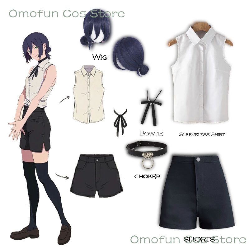 Anime Cosplay Dance - Reze – Costume de Cosplay, chemise