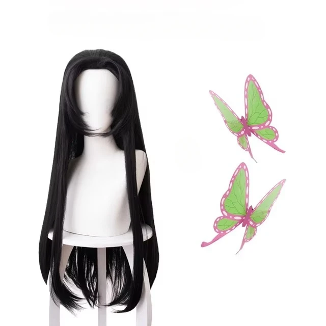 Cosplay Anime Black Hair - Anime Kochou Kanae perruque Kimetsu no