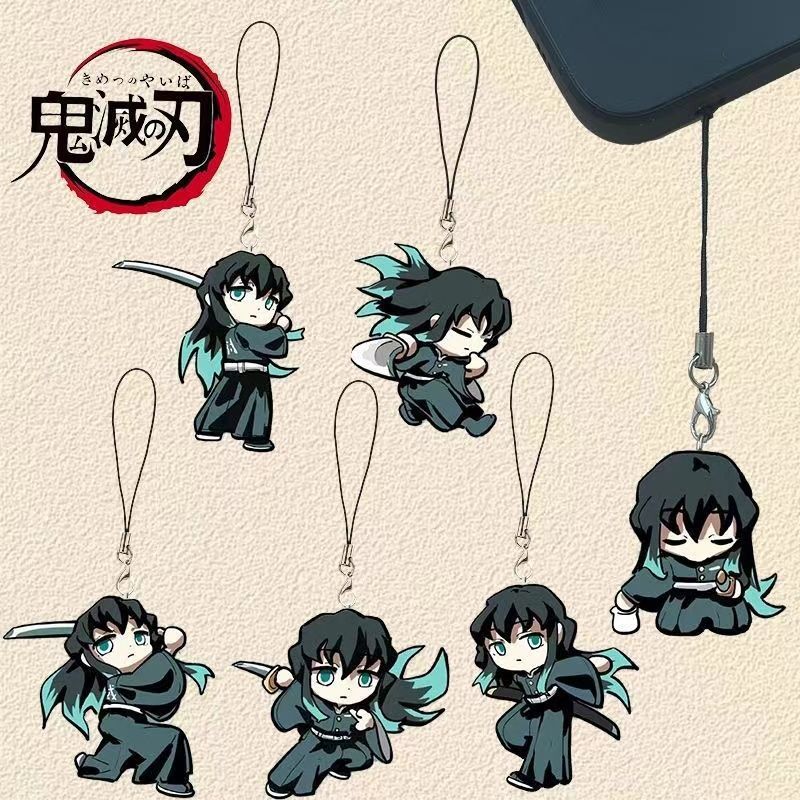 Anime Cosplay Demon Slayer - Porte-clés Anime Demon Slayer Tokitoru Muichiro,