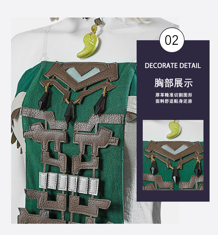 Robe de princesse verte Zelda, - Anime Cosplay Dress For Women avis et prix