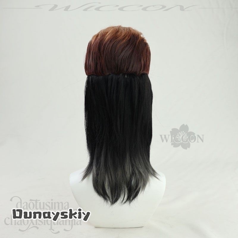 Perruques synthétiques marron- - Cosplay Anime Black Hair avis et prix
