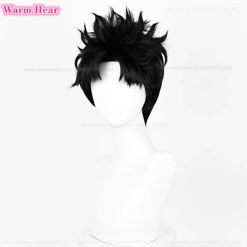 Ken Takakura – perruques synth - Cosplay Anime Black Hair avis et prix