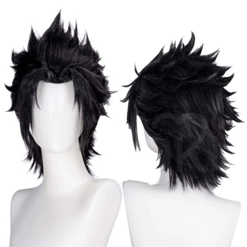 Le Cool Men Zackk Fair Perruqu - Cosplay Anime Black Hair avis et prix