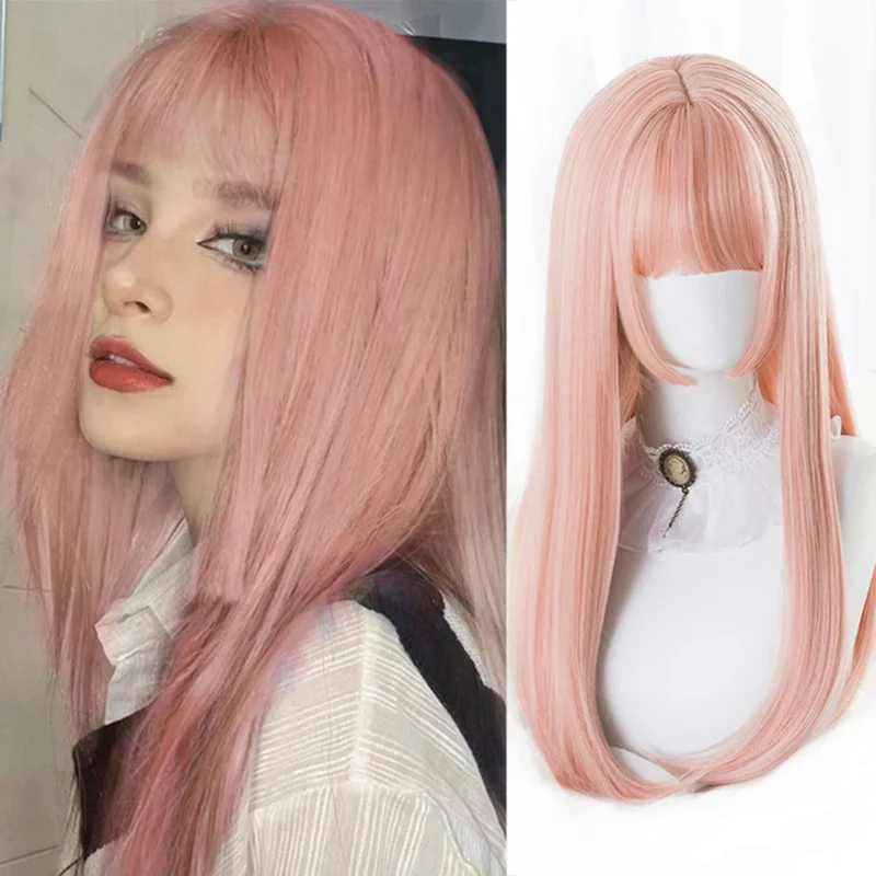 Perruque synthétique longue et - Cosplay Anime Black Hair avis et prix