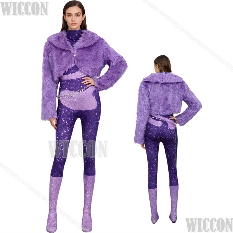 Costume de danse violet Furry  - Anime Cosplay Dance avis et prix